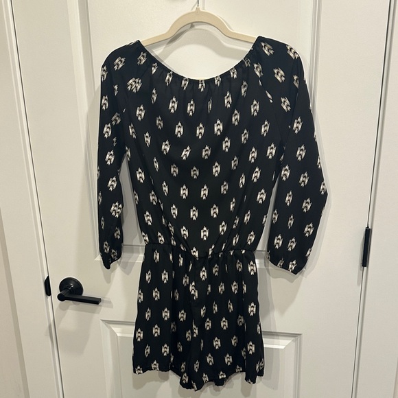 Ing Black and Cream Patterned Jumpsuit - Picture 7 of 7